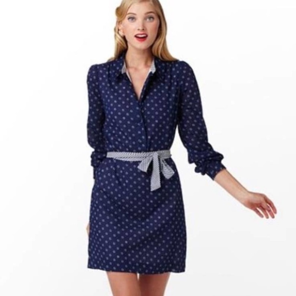 “LILLY PULITZER” Davis Button Shirt Dress